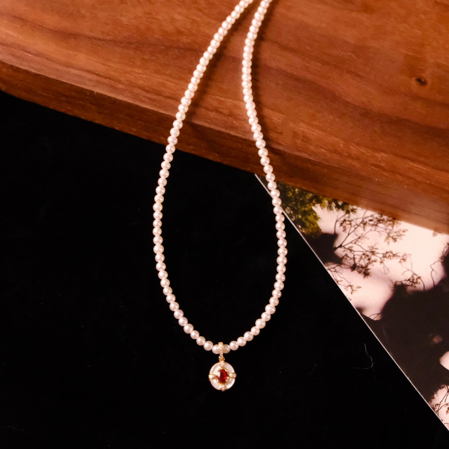 Timeless Ruby Pendant 18K GOLD