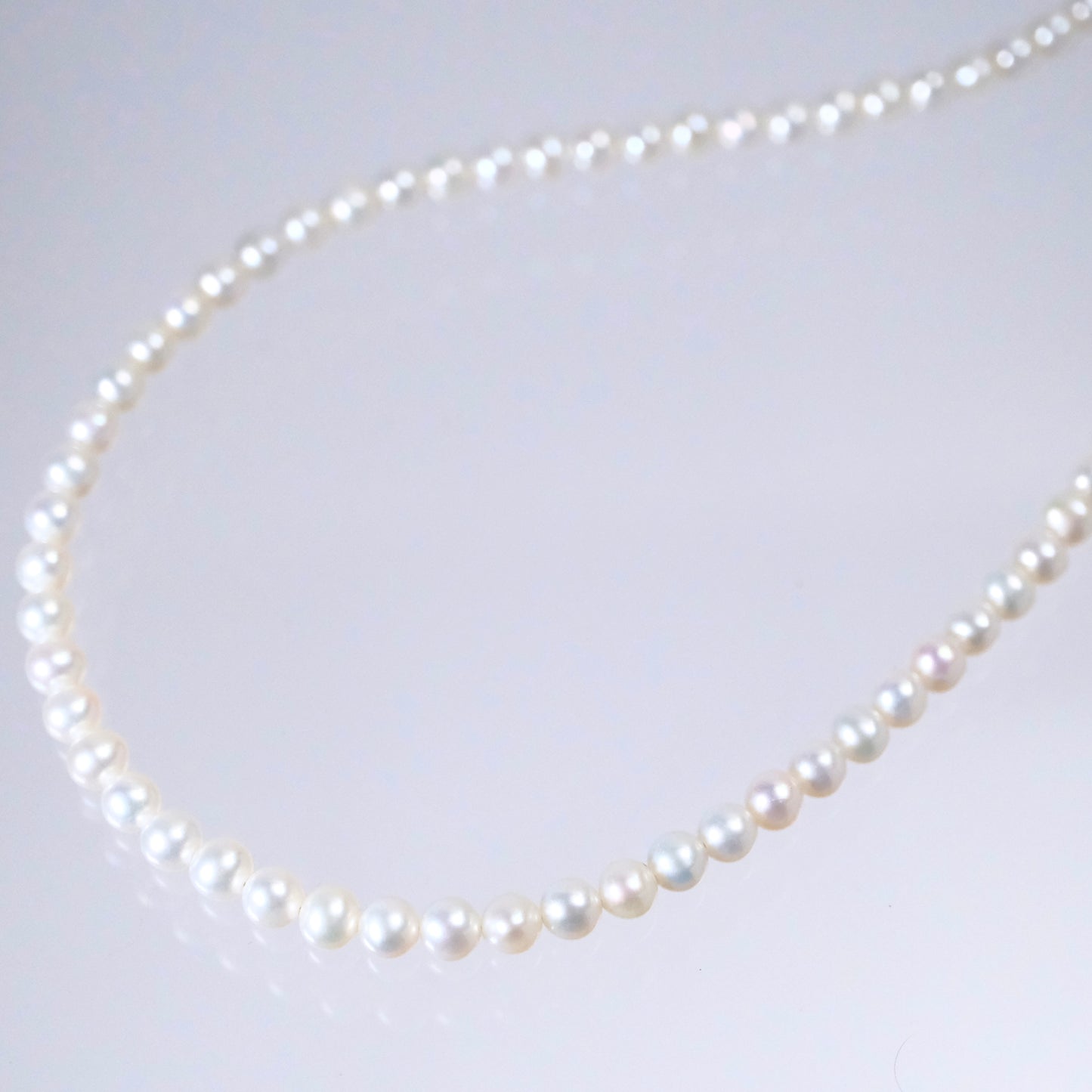 Handmade 4mm Pearl Necklace