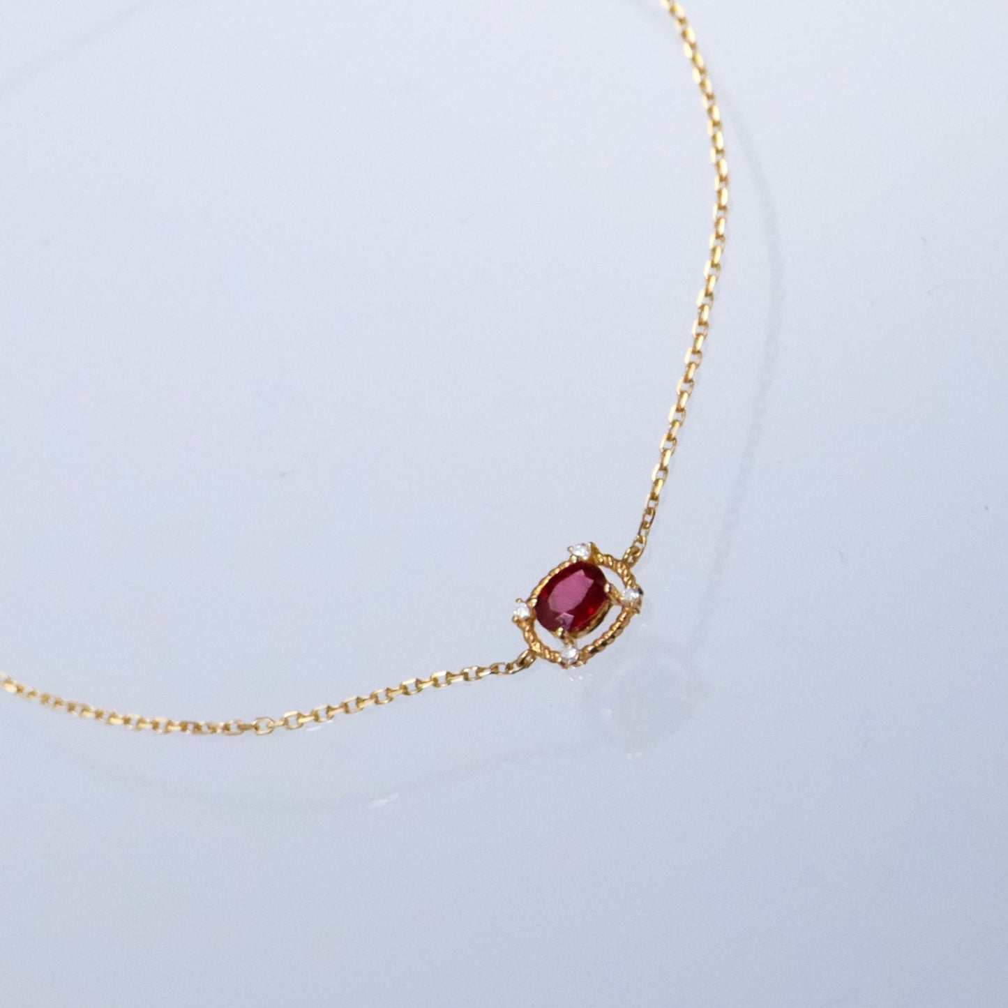 Crimson Ruby Bracelet 18K GOLD