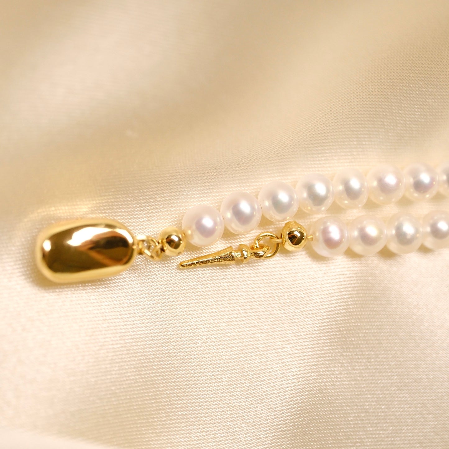 Handmade 4mm Pearl Necklace
