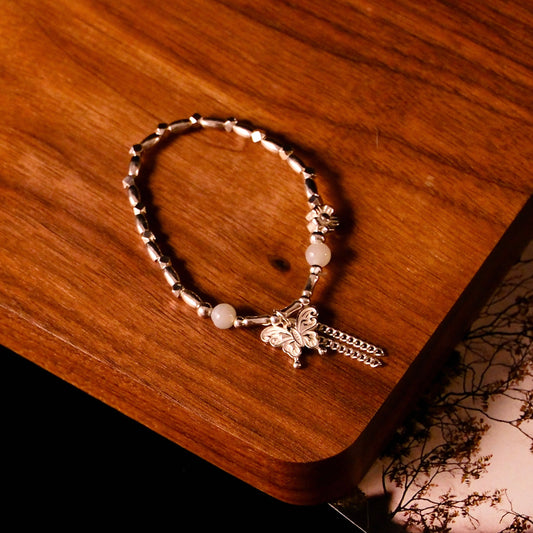 Silver Butterfly Grace Bracelet