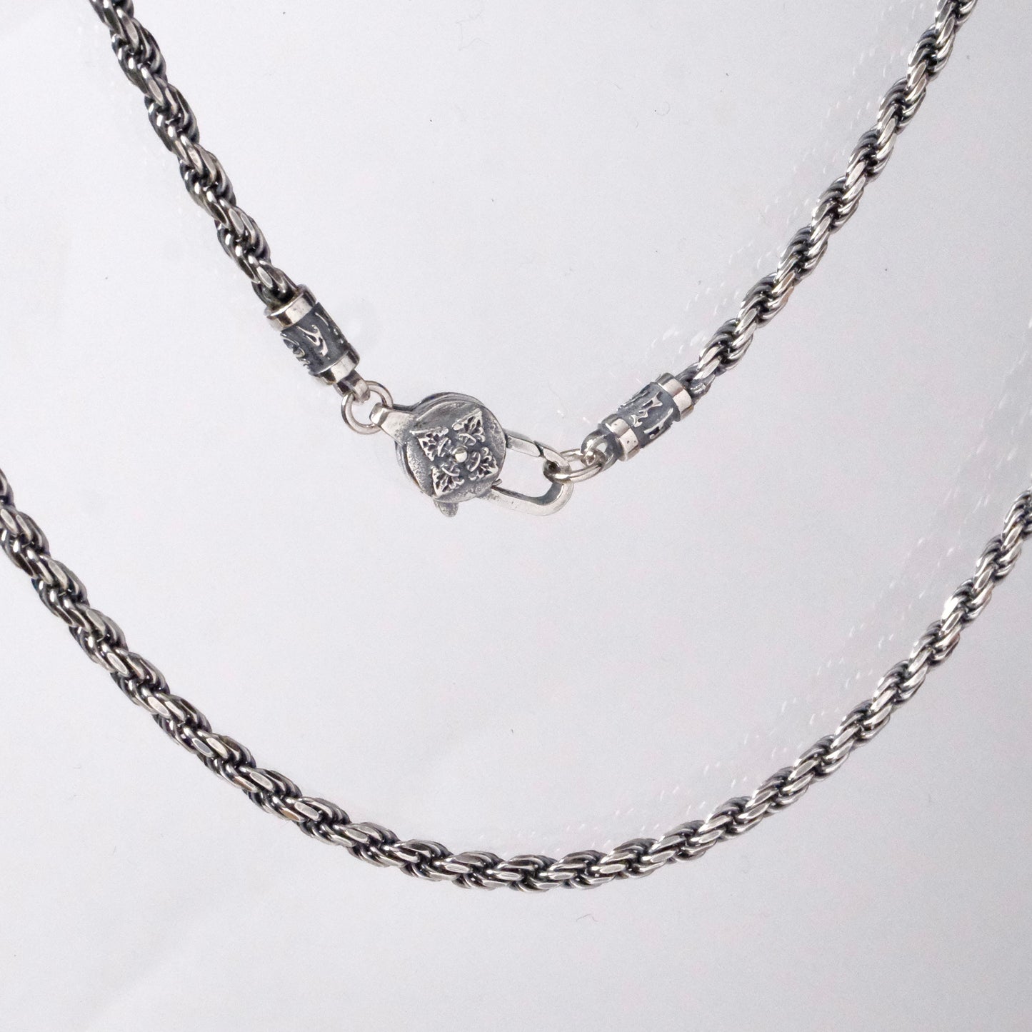 Classic Rope Chain Necklace - 925 Sterling Silver