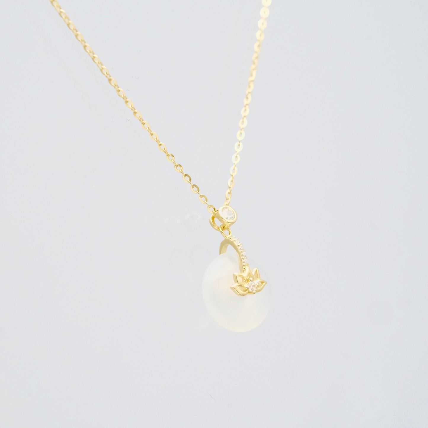 Gold-plated Silver Whisper Pendant