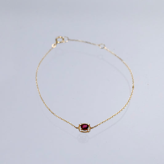 Crimson Ruby Bracelet